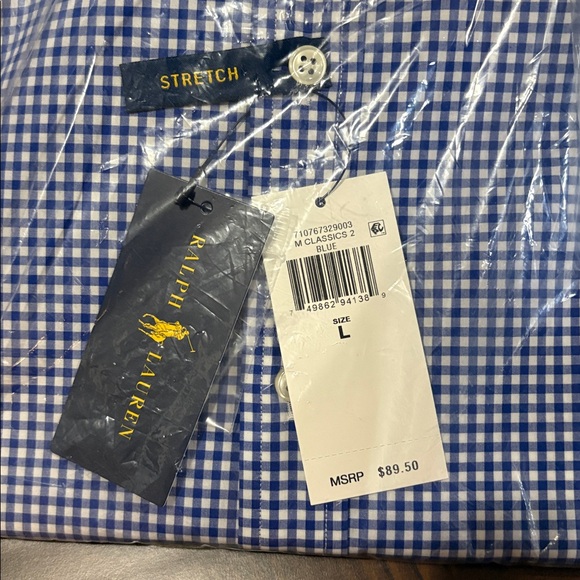 Ralph Lauren Slim fit 100% cotton stretch long sleeves - Picture 7 of 10